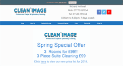 Desktop Screenshot of cleanimagecleaning.co.uk